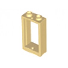 Part 60593 Tan Window 1 x 2 x 3 Flat Frontn